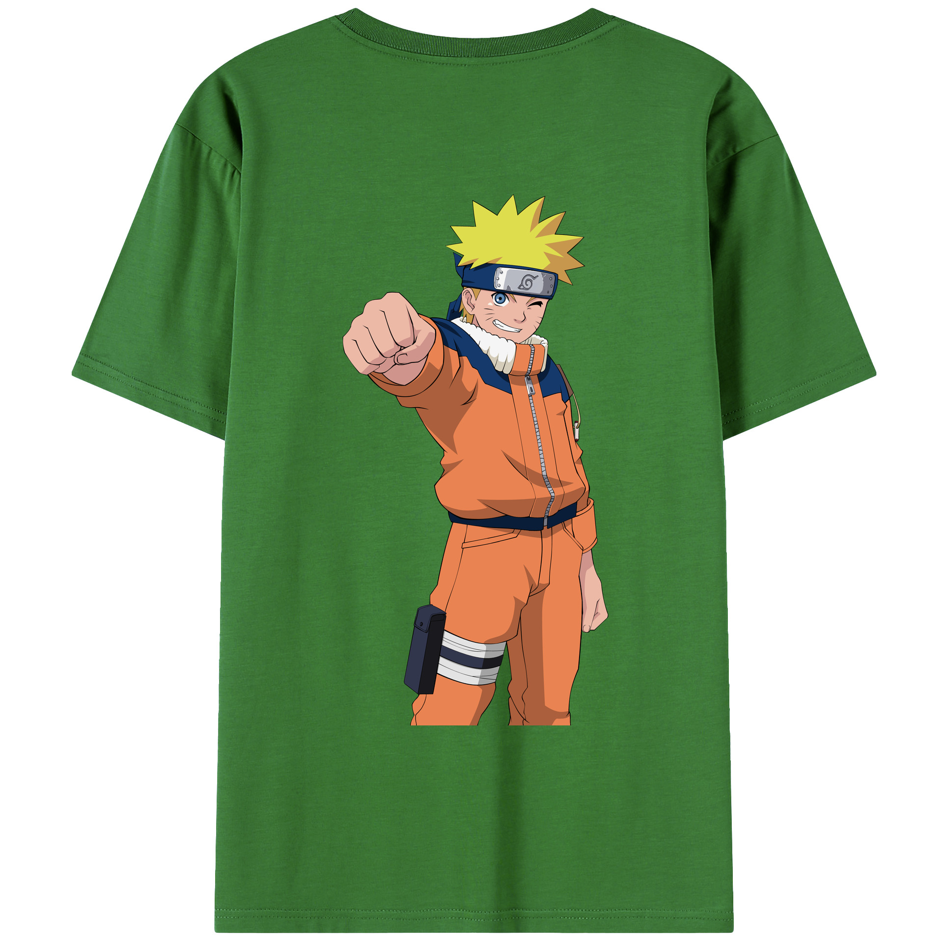 （画像用） NARUTO -ナルト- うずまき ナルト Uzumaki Naruto レディース半袖Tシャツ(バックプリント)